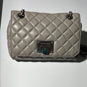MICHAEL Michael Kors Quilted Shoulder Bag - Gray